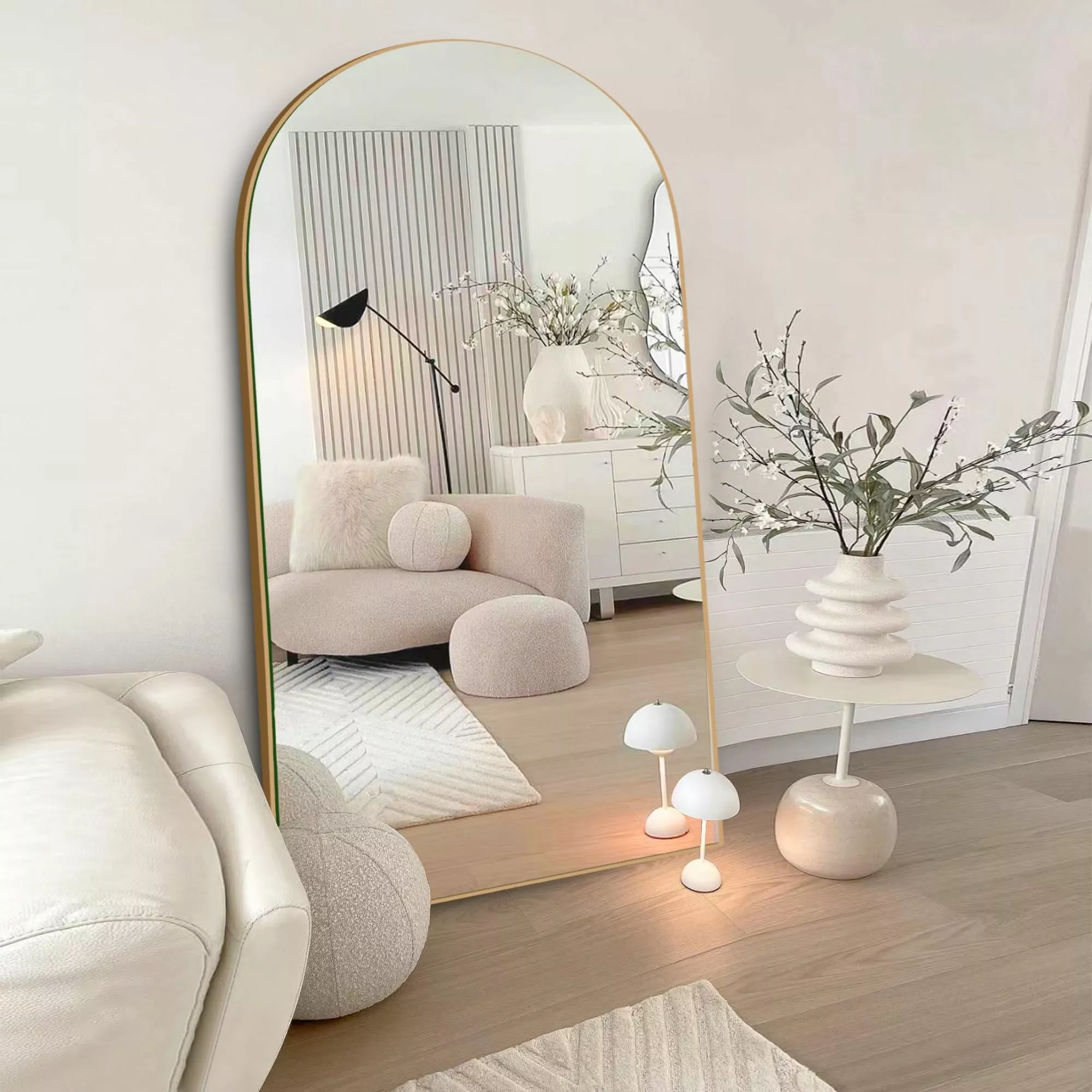 Explore a serene oasis with soft pastels, sleek design, and modern decor elements. Transform your space into a haven of elegance and tranquility.