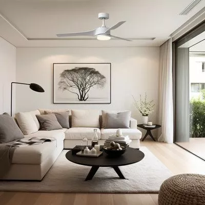 A beautifully designed living space combining contemporary elements with natural touches to create a serene ambiance. Perfect for relaxation and family time.